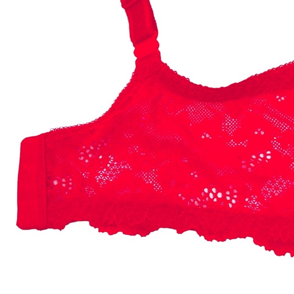 VICTORIA’S SECRET Dream Angel’s Lined Demi bra Pink Rhinestones 36DDD/36F - Picture 5 of 9